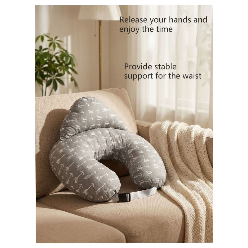 Nursing Pillow Breastfeeding - หมอนรองให้นมรูปตัว U ปรับระดับได้ หมอนให้นมอเนกประสงค์สำหรับการตั้งครรภ์และการป้อนนมด้วยขวด