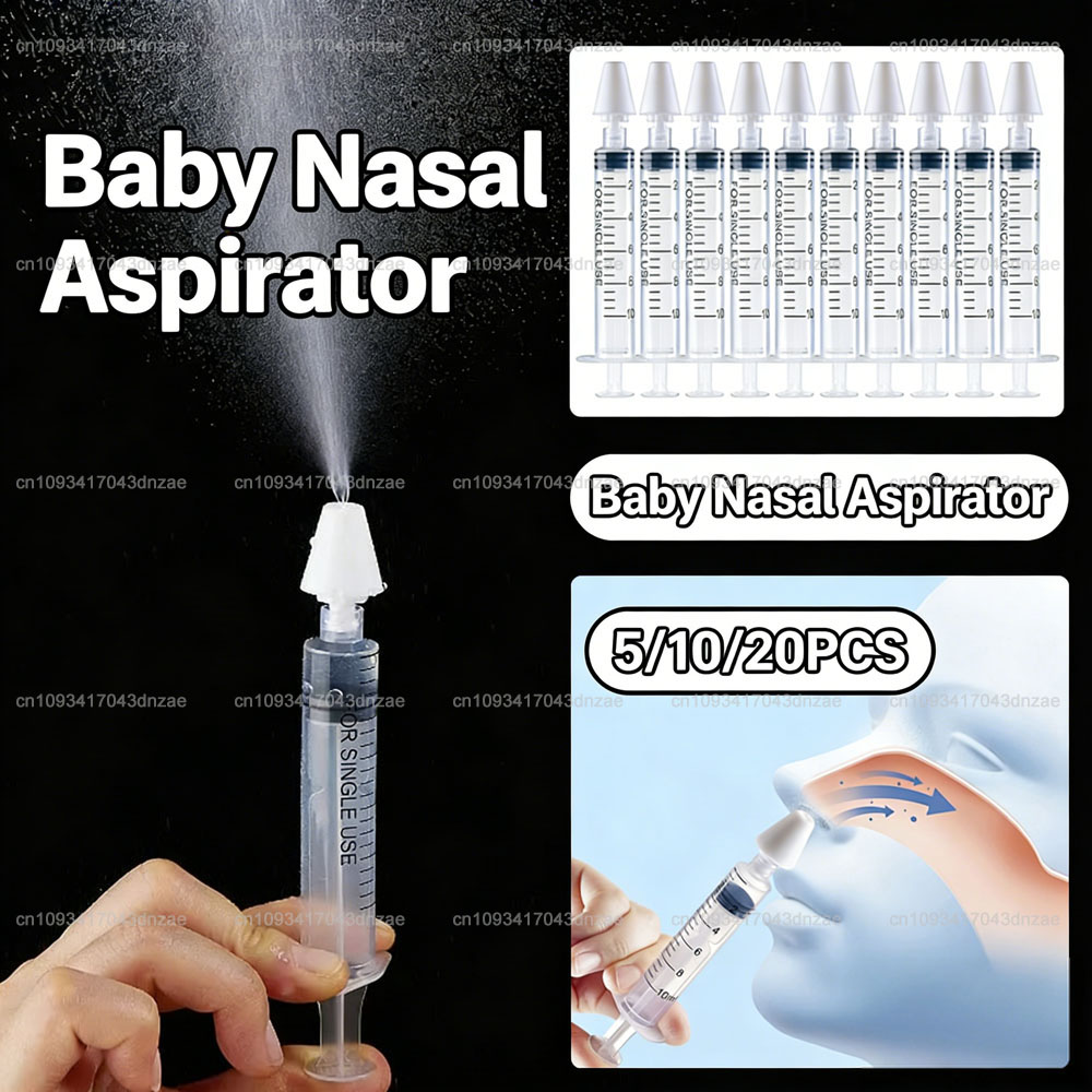 Nasal Aspirator - หลอดดูดน้ำมูกเด็ก ที่ดูดน้ำมูกเด็ก ที่ล้างจมูกเด็ก สำหรับเด็กทารก สำหรับเด็กป่วยหวัด สำหรับเด็กเล็ก