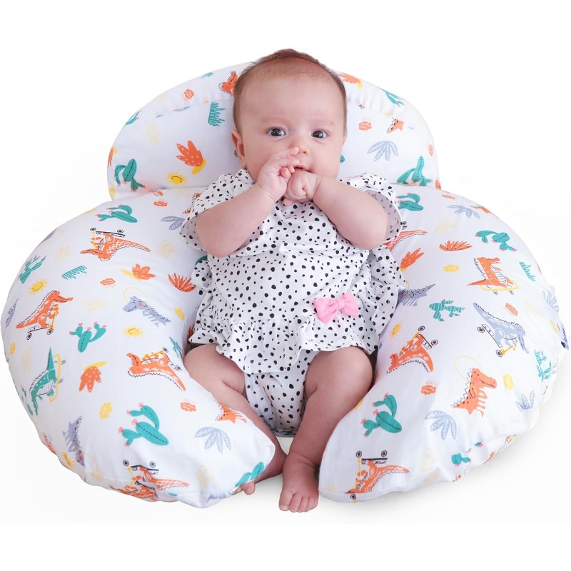 Nursing Pillow Breastfeeding - หมอนรองให้นมลายสัตว์ - ปลอกหมอนถอดซักได้ สำหรับคุณแม่ให้นมและเด็กทารก