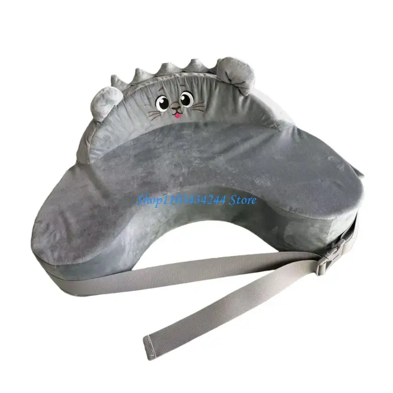 Nursing Pillow Breastfeeding - หมอนรองให้นมขนแกะปะการังขนาดกว้างขวาง แกนเมมโมรี่โฟม ล้างทำความสะอาดได้ตามหลักสรีรศาสตร์