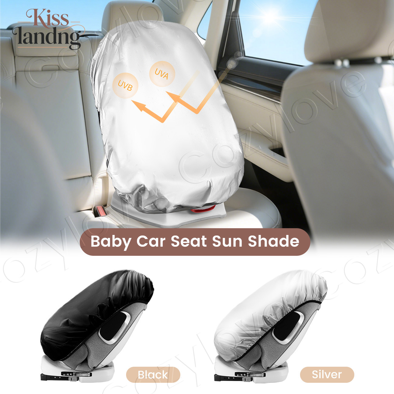 ม่านบังแดดสำหรับเบาะนั่งเด็กอเ - Infant Car Seat Cover บทวิจารณ์และราคา