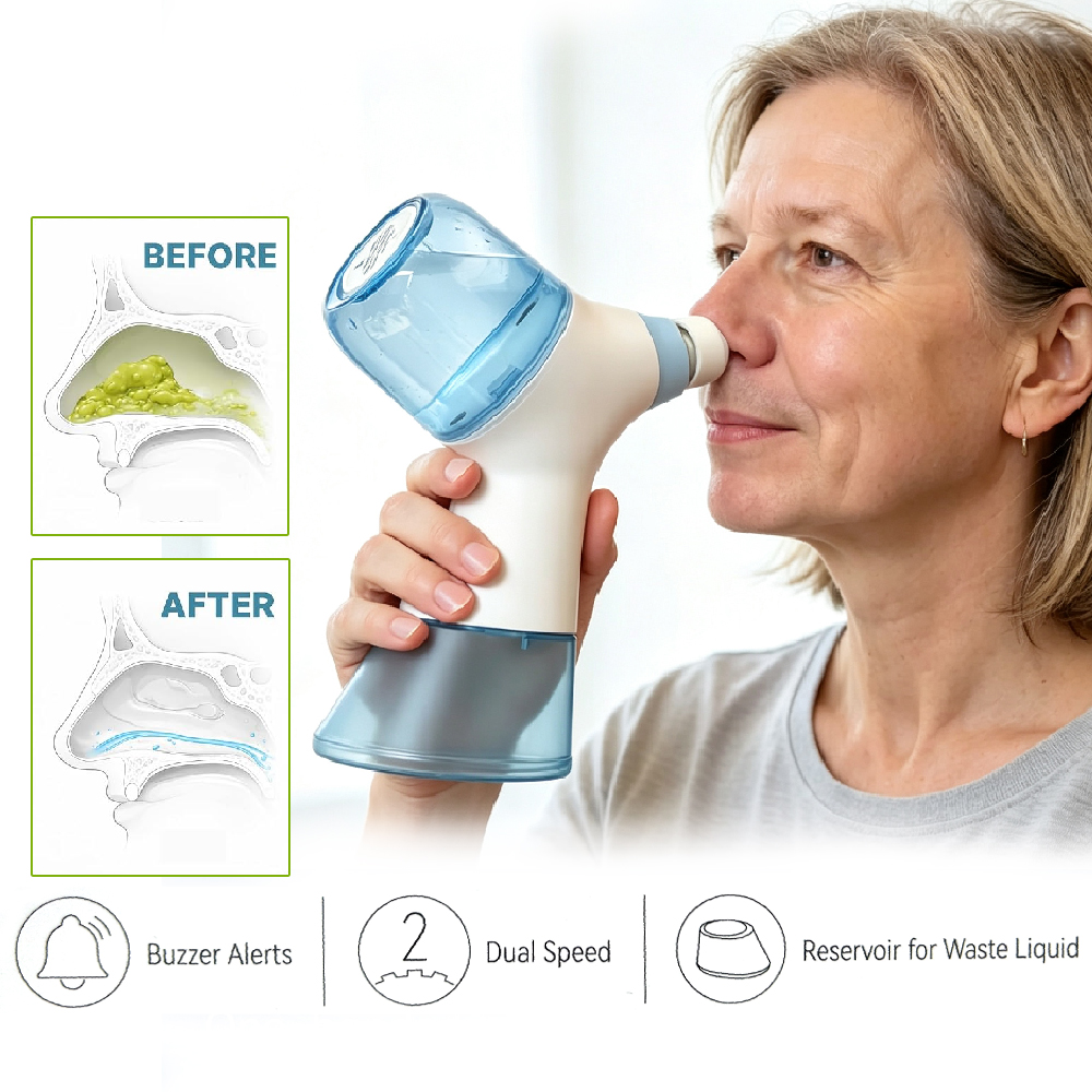 เครื่องล้างจมูกไฟฟ้า พร้อมถังน - Nasal Aspirator บทวิจารณ์และราคา