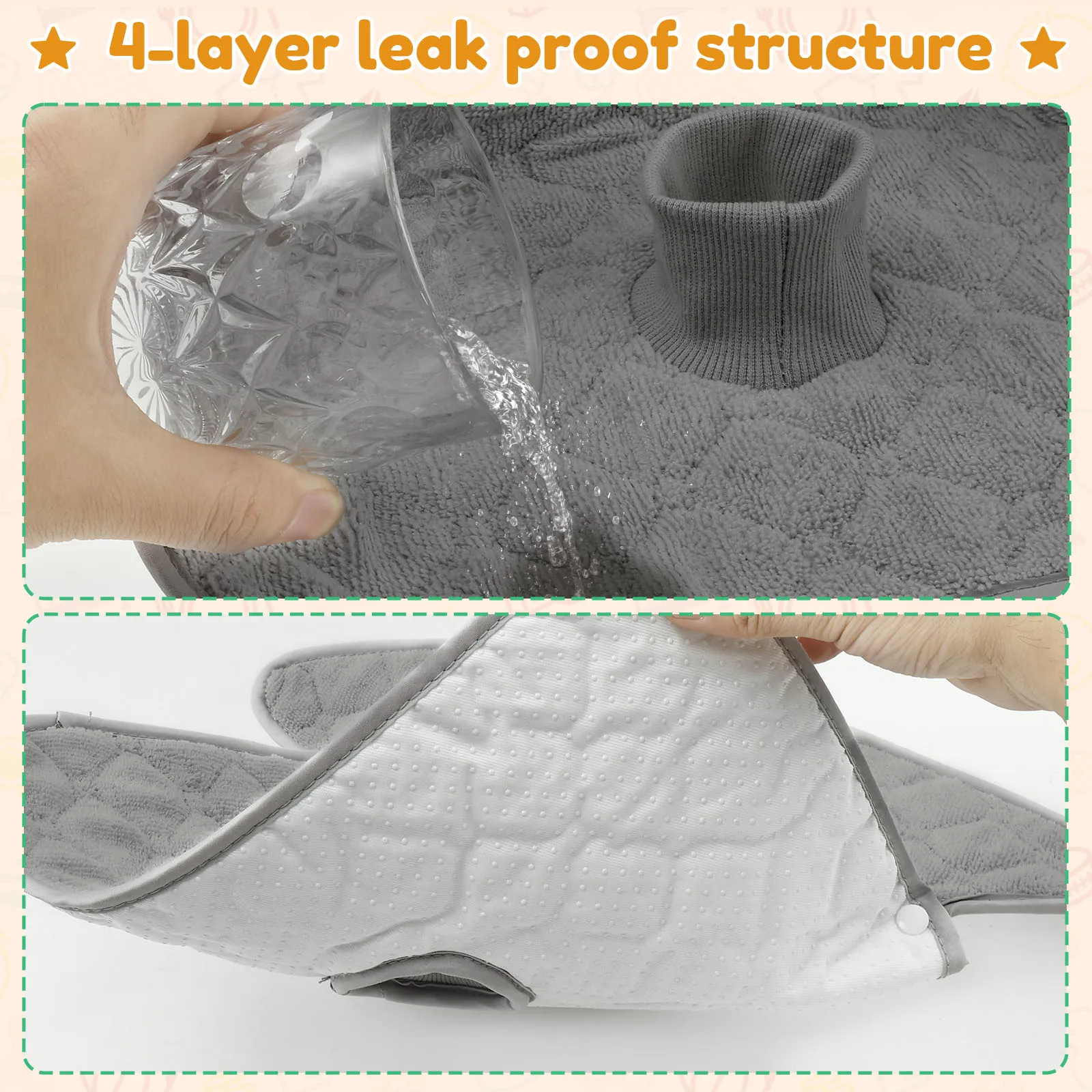 แผ่นรองซับฉี่เด็ก 2 ชิ้น ทำจาก - Infant Car Seat Cover บทวิจารณ์และราคา